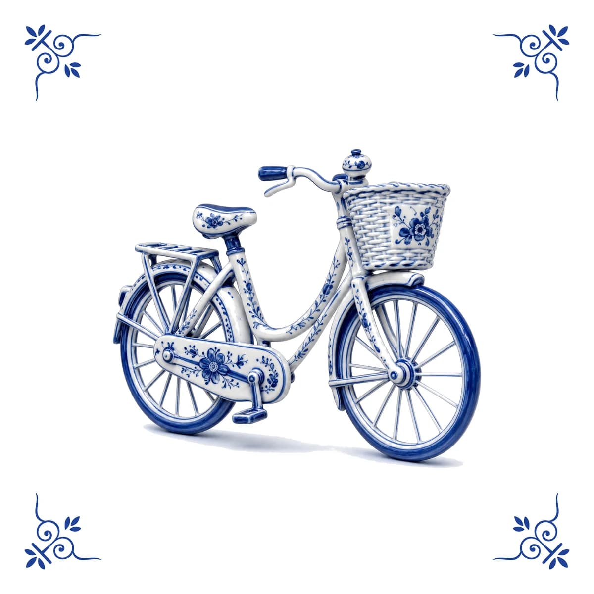 Dutch bicycle, Delft blue tile